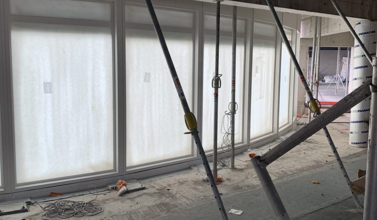 Protection vitrages pendant travaux